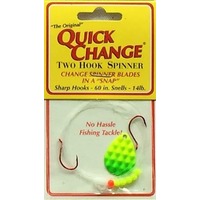 Quick Change Spinner Rig #3 Colorado Diamond Chartreuse Green 